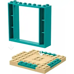 Конструктор LEGO Bluey Веселощі з Блуї та Хлоєю на ігровому майданчику 104 деталі (11201) - мініатюра 6