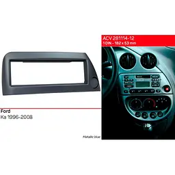 Перехідна рамка Ford Ka ACV 281114-12 - мініатюра 5