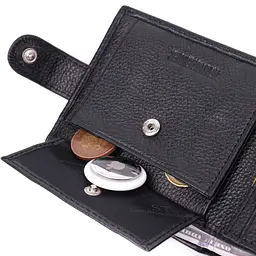 Чоловічий шкіряний портмоне ST Leather 12,2х10,3х2 см acs0028312 - мініатюра 6