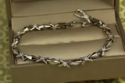 Браслет Xuping Jewelry рейтинг 15,5 см 4 мм сріблястий