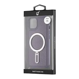 Чохол Jinduka Leather Ringo iPhone 13 Purple - мініатюра 2