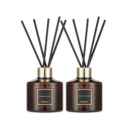 Набір аромадифузорів для дому Вишневий оксамит Perfume Diffuser Cherry Velvet Kundal 200 мл*2 шт