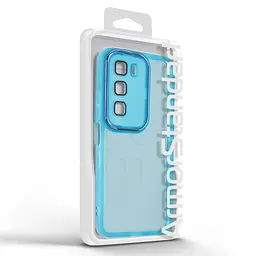 Защитный чехол для Infinix Hot 60 5G, Shade, синий, TPU+PC, матовый, защита всего корпуса, панель-накладка, противоударный, с высокими бортами, амортизирует удары при падениях, ArmorStandart (ARM88249) - мініатюра 3