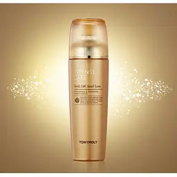 Тонер для обличчя Tony Moly Intense Care Gold 24K Snail Toner, з муцином равлика та золотом, 140 мл - мініатюра 4