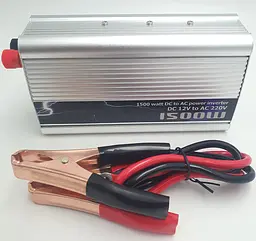 Автоінвертор-перетворювач напруги 12 V-220 V 1500 Вт та USB-виходом 12 V у 220 V 1500 W Power Inverter