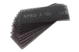 Сітка шліфувальна абразивна Apro 105 x 280 мм x Р100 (в упаковці 10 шт.) - мініатюра 3