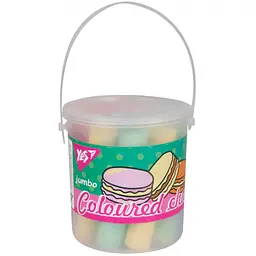 Крейда кольорова Yes Sweet Cream Jumbo 12 шт. у відрі (400510)