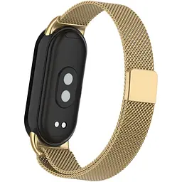 Ремінець ArmorStandart Milanese Magnetic Band для Xiaomi Smart Band 8 / 9 / 10 Gold (ARM69919) [94761] - мініатюра 2