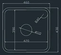 Комплект кухонна мийка Nett NB-4643 та змішувач FBL-34 з аксесуарами - чорний - мініатюра 4