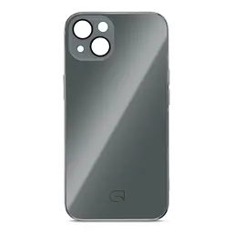 Чехол-накладка для Apple iPhone 13, Replica MagSafe, серый, противоударный защитный чехол с магнитным кольцом MagSafe, защита всего корпуса, TPU+PC, зеркальный, выступающий бортик вокруг экрана, ArmorStandart (ARM76195)