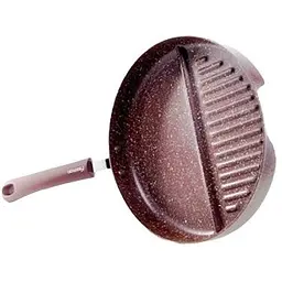 Сковорода-гриль Mosses Stone із роздільником Fissman Ø26х4,5 см kuh0007282
