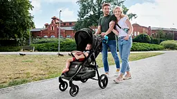 Прогулянкова коляска Kinderkraft Grande LX Black - мініатюра 10