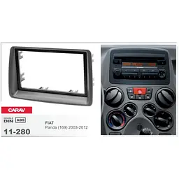 Перехідна рамка Fiat Panda Carav 11-280 - мініатюра 4