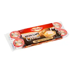 Вершки President Mon Cafe стерилізовані для кави 10% жиру 10 г x 10 шт. - мініатюра 3