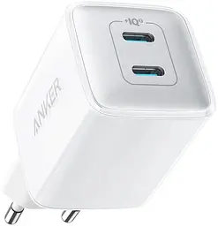 Зарядний пристрій блок живлення Anker PowerPort 521 Nano Pro Power IQ 2 виходи Type-C білий (A2038G21)