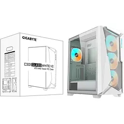 Корпус Gigabyte C301 Glass V2 White (GB-C301GW TYPE-C V2) [173396] - мініатюра 8