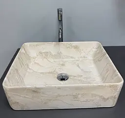 Умивальник VBI Asti M labradorite накладний VBI-013005 - мініатюра 4