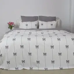 Комплект постільної білизни ТЕП Melluna Soft Ribbons євро білий - мініатюра 2