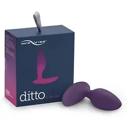 Анальна смарт-вібропробка We-Vibe Ditto Purple з пультом ДУ - мініатюра 8