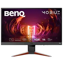 Монітор TFT 24" BenQ EX240N, VA, 165 Hz, 1 мс, HDMI, DP, колонки, темно-сірий (9H.LL6LB.QBE) - мініатюра 8