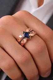 Чоловіча золота печатка з фіанітами К-0509 19.5 - мініатюра 5