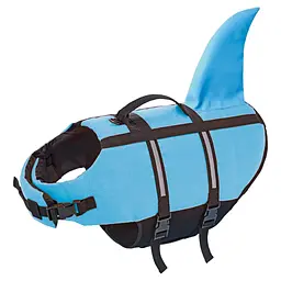 Рятувальний жилет для собак Nobby Sharki Swimming XL блакитний 45 см 61034