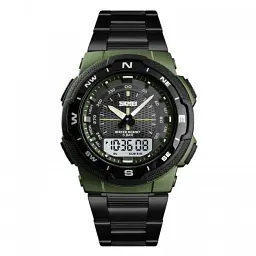 Наручний годинник чоловічий Skmei 1370 Army Green, 1370AG (17132)