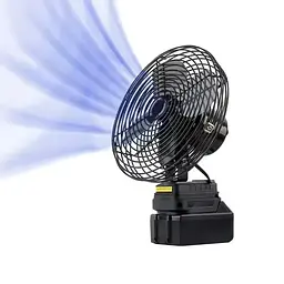 Бездротовий вентилятор з акумулятором 48V / Lithium Electric Fan / Портативний охолоджувач з Li-ion акумулятором - мініатюра 4