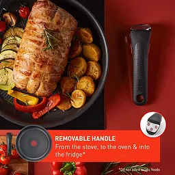 Набір посуду TEFAL Ingenio Ultimate L7649053-12 предметів, всі типи кухонь, антипригарне покриття, ручка, що знімається - мініатюра 4