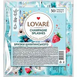 Чай Lovare бризки шампанського 50 пак. 100 г