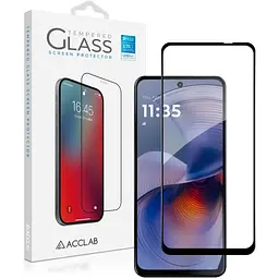 Скло захисне ACCLAB Full Glue Motorola G55 Black (1283126613210)