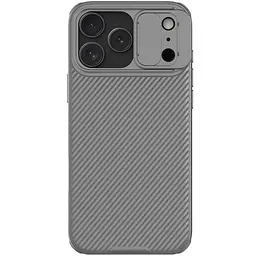 Карбонова накладка Nillkin CamShield Pro для Apple iPhone 17 Pro Max (6.9) Titanium gray - мініатюра 3