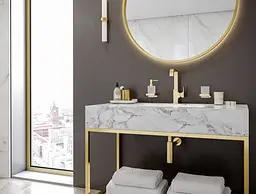 Дозатор підвісний Hansgrohe AddStoris для рідкого мила Brushed Bronze/скло 41745140, Бронза - мініатюра 7