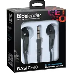 Навушники Defender Basic-610 Black (63610) - мініатюра 2