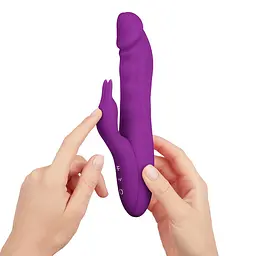 Вібратор-кролик Dream Toys Booster Rabbit 21.6 см (фіолетовий) - мініатюра 6