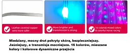 Світлодіодна Smart LED Гірлянда штора 3х3 метри 200 Led Lights, WiFi+Bluetooth, IP44 - мініатюра 7