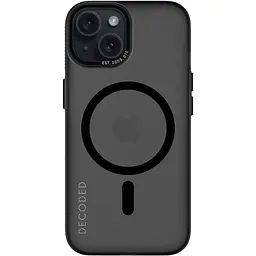 Чохол Decoded Grip MagSafe Case для Apple iPhone 15 (6.1") Clear Black