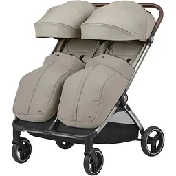 Прогулянкова коляска двомісна Carrello Link CRL-6533 Island Beige