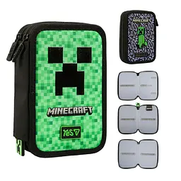 Пенал шкільний Yes потрійний Minecraft TNT HP-05