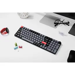 Клавіатура Keychron K17 PRO Gateron MX 2.0 Brown QMK White Led Wireless/Bluetooth/USB-А UA Black (K17P-A3-UA) - мініатюра 2