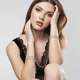 Браслети-наручники Magnifique Bijoux Indiscrets, сріблясті - мініатюра 2