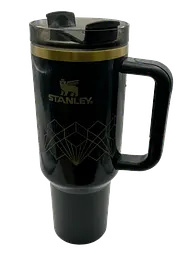 Термос термочашка Stanley Quencher H2.0 Tumbler з нержавіючої сталі 1,18 л Navy Blue Gold KT7001973 - мініатюра 5