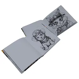 Розмальовка інтегральна, Steampunk 2, 16 х 16 см, 24 аркуша Art studio of Happiness (Арт.: 9133) - мініатюра 2
