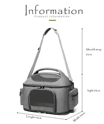 Сумка-переноска для домашніх тварин Lovoyager Portable Pet Carrier Bags - мініатюра 7