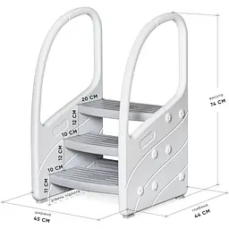 Дитяча сходинка Mealux Kiko White (KD-F041-2 White) - мініатюра 2