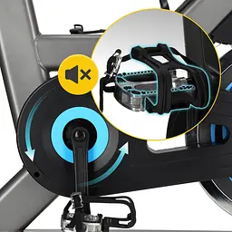 Велотренажер спінінговий (спінбайк) 4FIZJO Racing SBIKE01 Black/Blue (P-5905973401654) - мініатюра 10