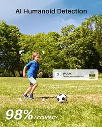 Вулична Wi-Fi камера WUUK 2K із сонячною панеллю - мініатюра 5