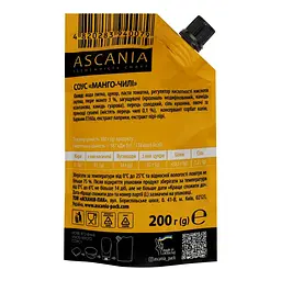 Соус Ascania Манго-чилі 200 г - мініатюра 2