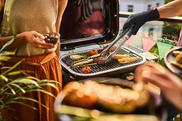 Гриль електричний Weber Lumin Compact 1000 чорний (91010979) - мініатюра 8