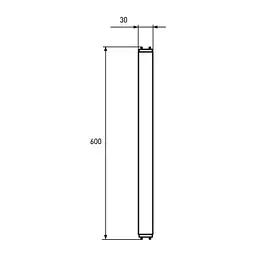 Лампочка Eurolamp T8 скло 9W 6500K (LED-T8-9W/6500(OS)) - мініатюра 3